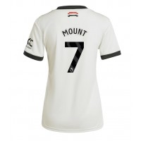 Maglia Calcio Manchester United Mason Mount #7 Terza Divisa Donna 2024-25 Manica Corta